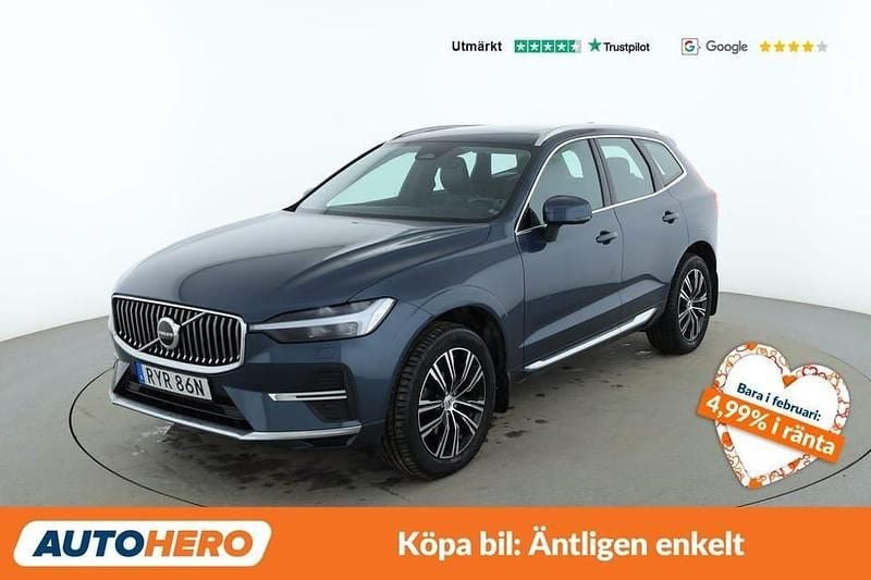 Blå Begagnad 2022 Volvo XC60 Core SUV | 446 000 kr (Bra pris) - Bild 1/4