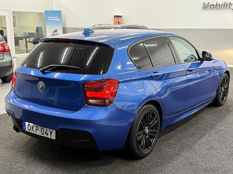 Begagnad BMW 125 M Sport 218 HK (160 kW) 2013 Blå Halvkombi