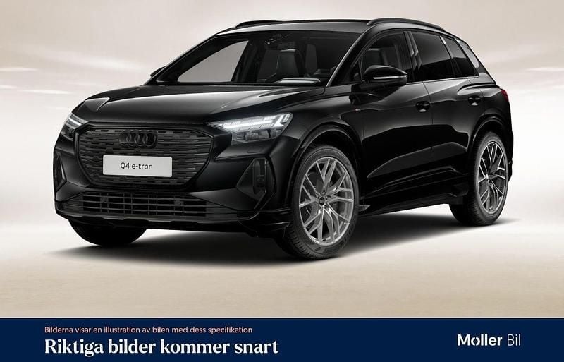 Svart Begagnad 2025 Audi Q4 e-tron S-Line SUV | 599 000 kr (Dyr) - Bild 1/4