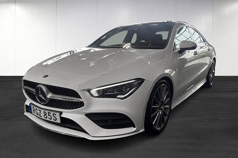 Begagnad Mercedes CLA250 Premium 225 HK (165 kW) 2019 Vit (white) Sedan