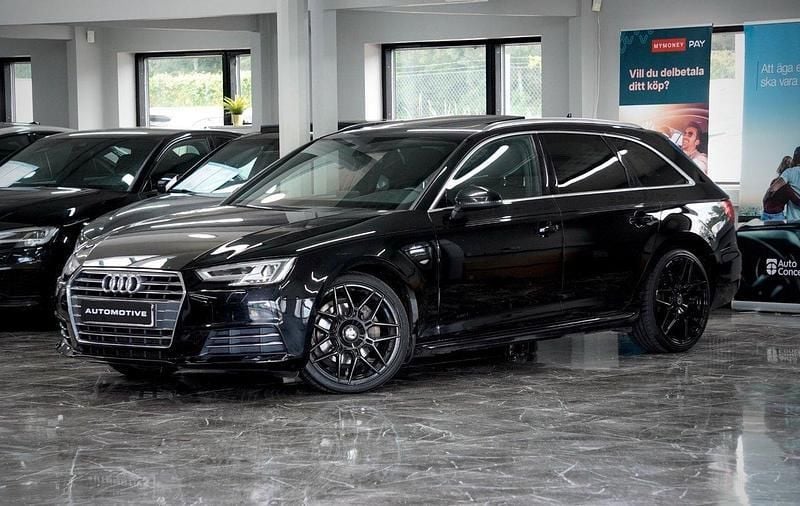 Svart Begagnad 2017 Audi A4 Proline Kombi | 209 900 kr (Marknadspris) - Bild 1/4