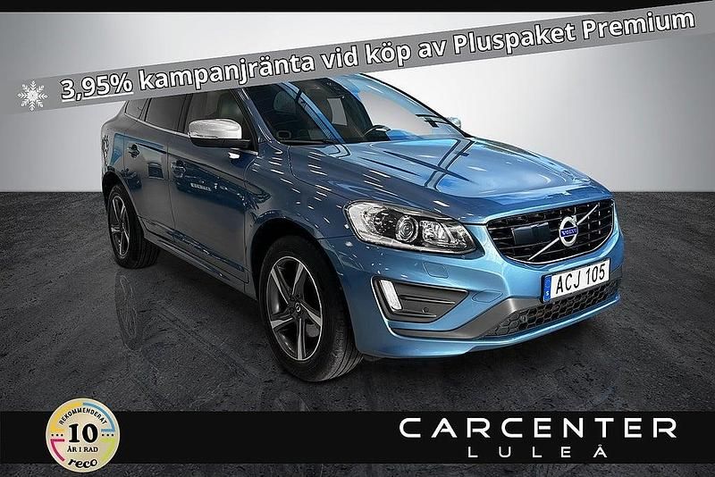Blå Begagnad 2015 Volvo XC60 R-Design SUV | 259 800 kr (Dyr) - Bild 1/3