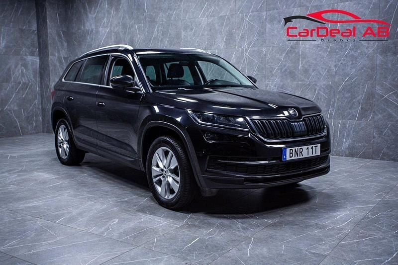 Svart Begagnad 2019 Skoda Kodiaq Business Line SUV | 218 800 kr (Bra pris) - Bild 1/4