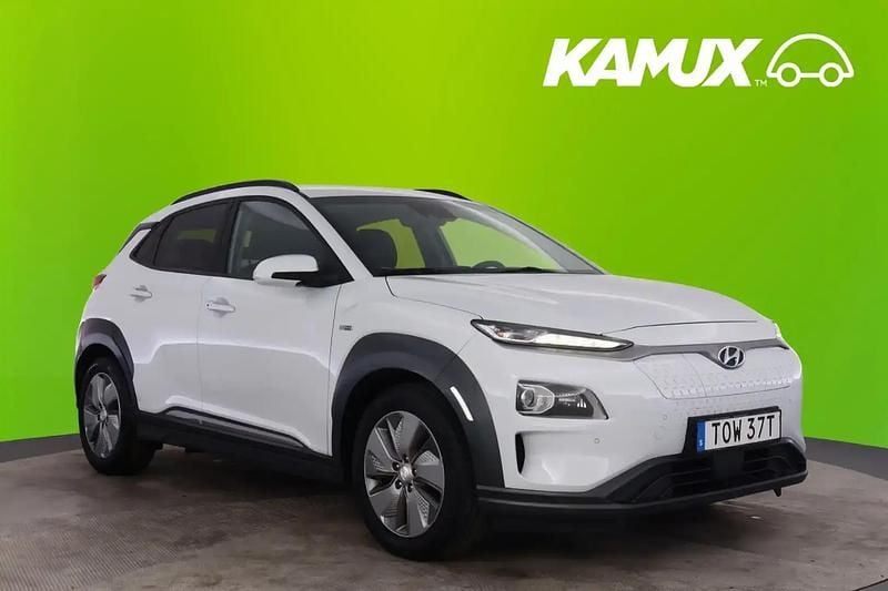 Vit Begagnad 2020 Hyundai Kona Premium SUV | 162 800 kr (Bra pris) - Bild 1/4