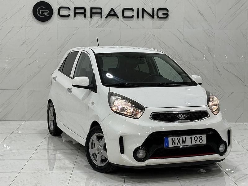 Vit Begagnad 2015 Kia Picanto Halvkombi | 84 900 kr (Marknadspris) - Bild 1/4