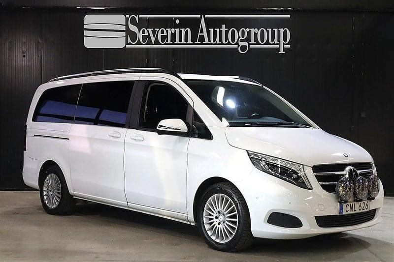 Begagnad Mercedes V220 163 HK (119 kW) 2016 Vit Minibuss