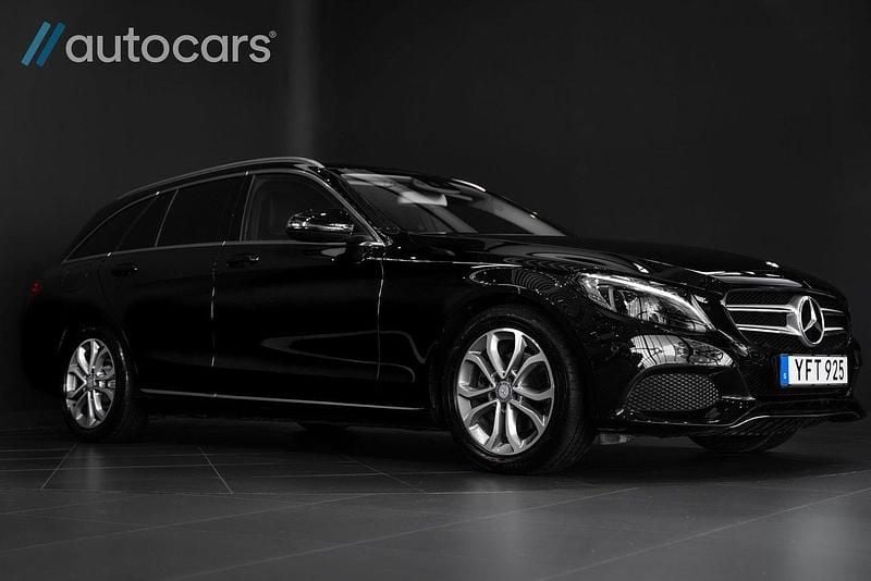 Svart Begagnad 2016 Mercedes C200 Avantgarde Kombi | 185 000 kr (Bra pris) - Bild 1/4