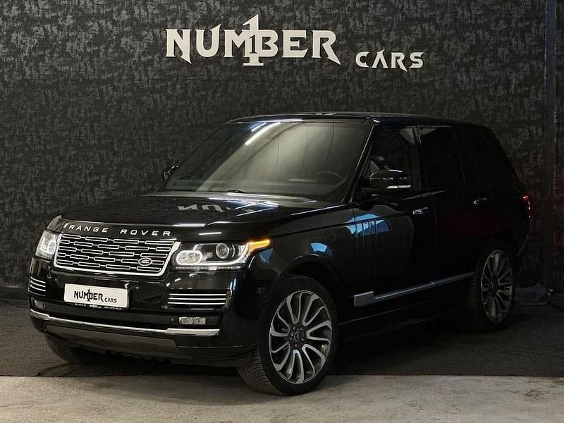 Svart Begagnad 2015 Land Rover Range Rover SUV | 239 900 kr - Bild 1/4