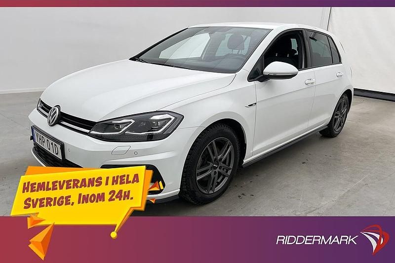 Vit Begagnad 2019 VW Golf VIII R-line Halvkombi | 244 800 kr (Marknadspris) - Bild 1/3