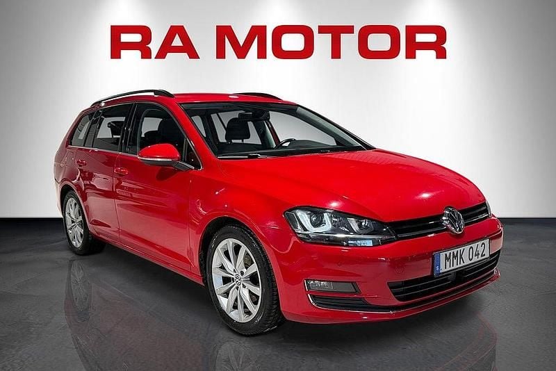 Begagnad VW Golf VII GT 140 HK (102 kW) 2014 Röd Kombi