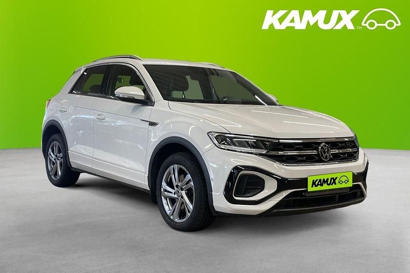 Vit Begagnad 2023 VW T-Roc R-line SUV | 269 800 kr - Bild 1/4