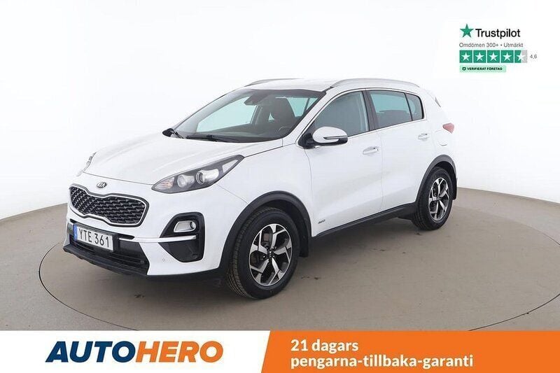 Vit Begagnad 2018 Kia Sportage Advance SUV | 227 000 kr (Lite dyr) - Bild 1/4
