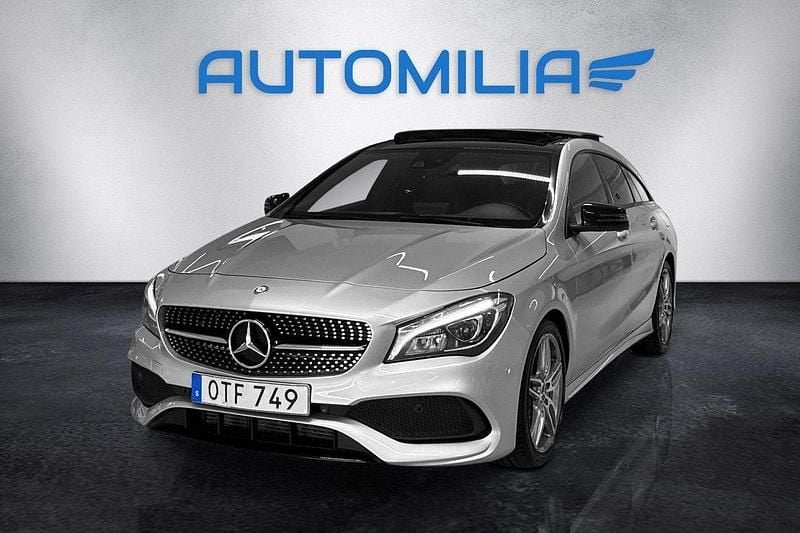 Silver Begagnad 2016 Mercedes CLA220 AMG Sedan | 209 900 kr (Marknadspris) - Bild 1/4
