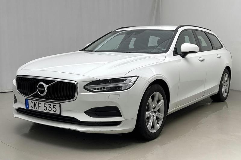 Vit Begagnad 2017 Volvo V90 Kinetic Kombi | 129 000 kr (Superpris) - Bild 1/4
