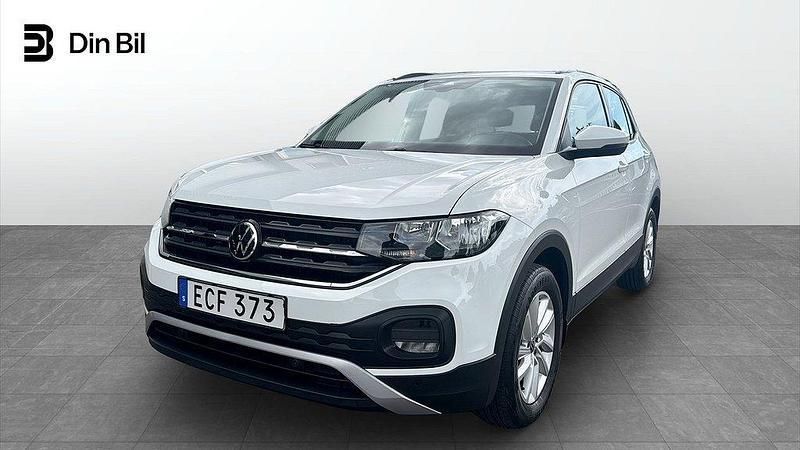Vit (pure white) Begagnad 2021 VW T-Cross Life SUV | 189 900 kr (Marknadspris) - Bild 1/4