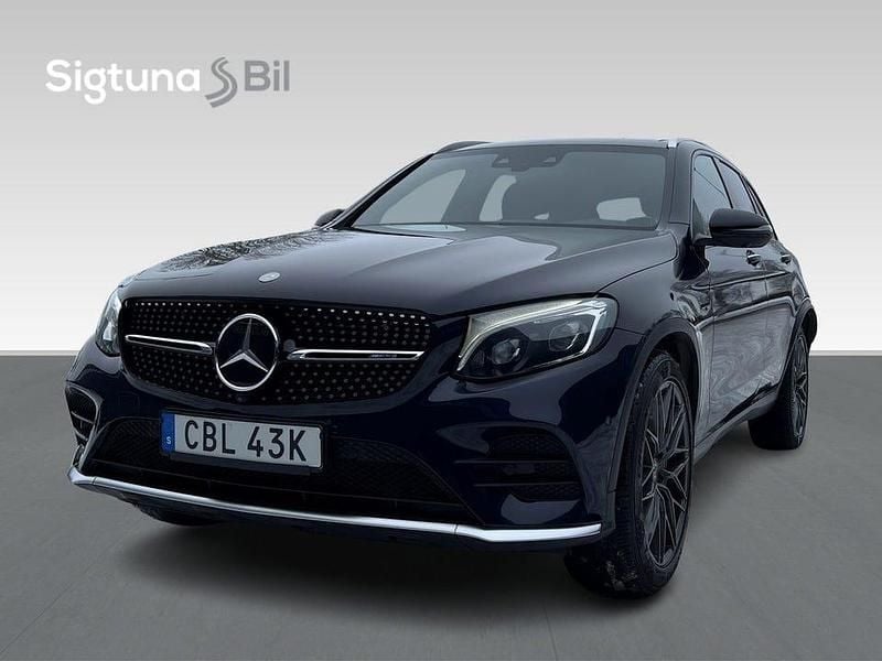 Begagnad Mercedes GLC43 AMG AMG 367 HK (269 kW) 2018 Blå SUV