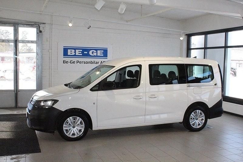 Vit Begagnad 2025 VW Caddy Maxi Minibuss | 329 000 kr (Dyr) - Bild 1/4