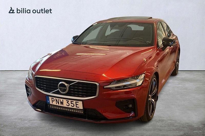 Röd Begagnad 2019 Volvo S60 R-Design Sedan | 309 900 kr (Lite dyr) - Bild 1/4