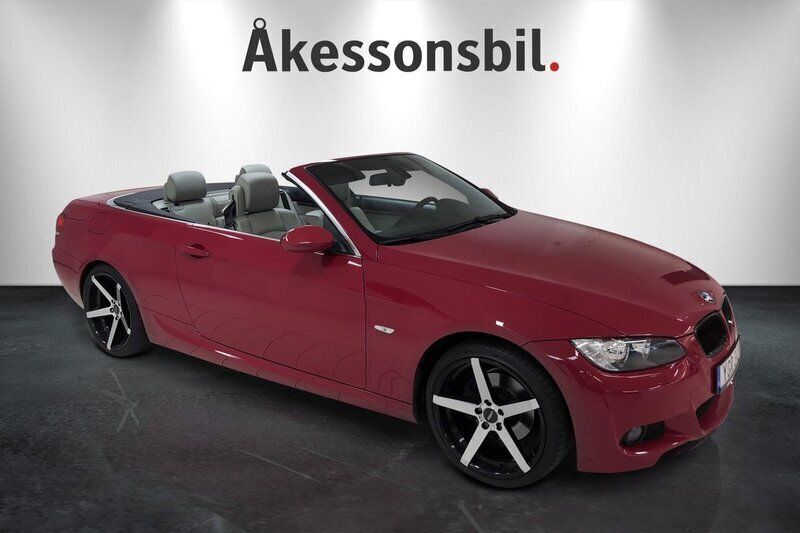 Röd Begagnad 2007 BMW 320 Cabriolet Comfort Edition Cab | 144 900 kr (Lite dyr) - Bild 1/4