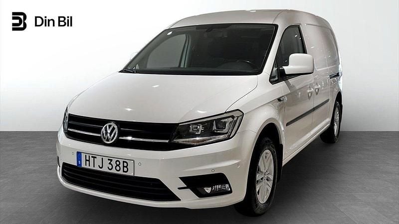 Vit Begagnad 2020 VW Caddy Maxi Minibuss | 199 900 kr (Superpris) - Bild 1/4