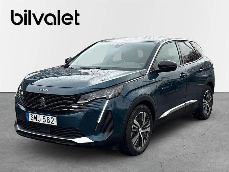 Blå Begagnad 2022 Peugeot 3008 Allure SUV | 259 900 kr (Bra pris) - Bild 1/4