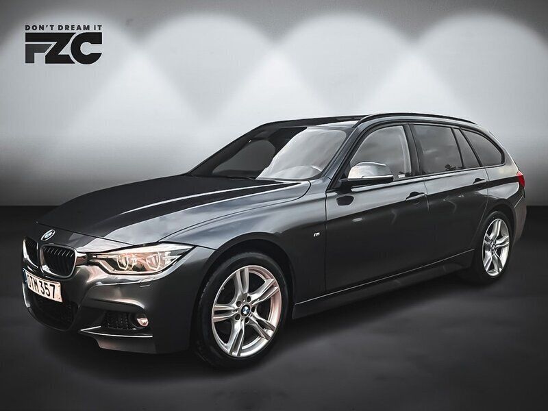 Grå Begagnad 2018 BMW 320 M Sport Kombi | 189 900 kr (Marknadspris) - Bild 1/4