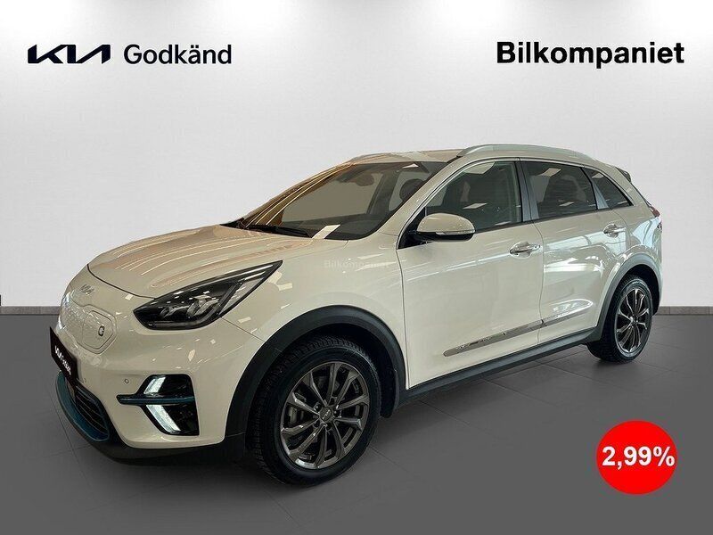 Vit Begagnad 2021 Kia e-Niro Advance SUV | 314 900 kr (Dyr) - Bild 1/4