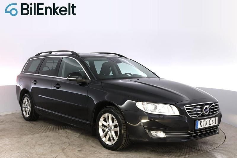 Svart Begagnad 2015 Volvo V70 Momentum Kombi | 128 900 kr (Bra pris) - Bild 1/4