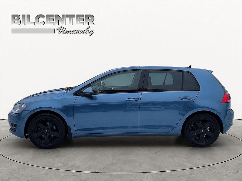 Begagnad VW Golf VII 105 HK (77 kW) 2014 Blå Halvkombi