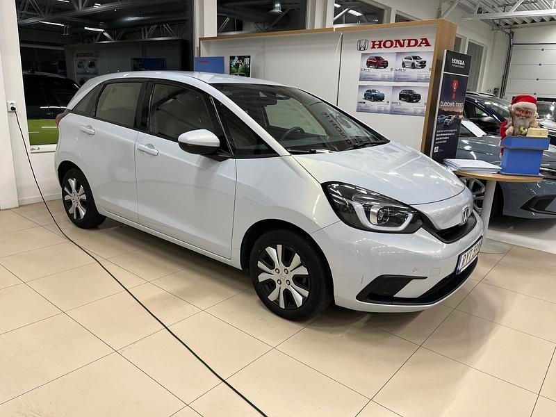 Vit Begagnad 2022 Honda Jazz Elegance Halvkombi | 194 900 kr (Marknadspris) - Bild 1/4