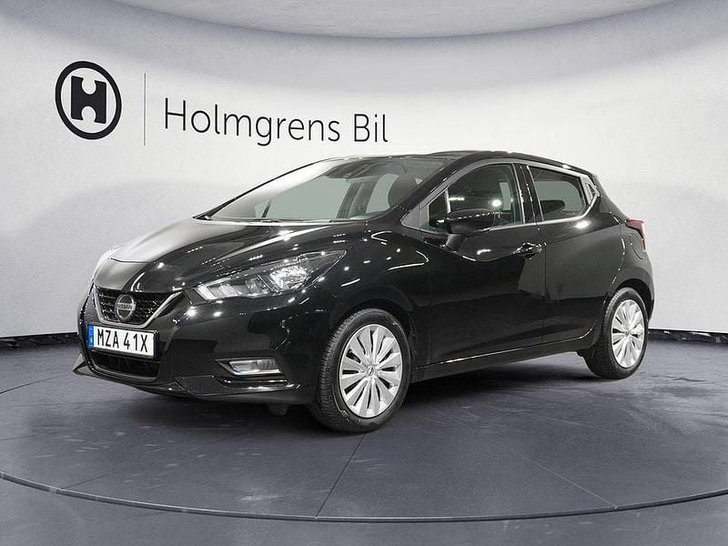 Svart Begagnad 2022 Nissan Micra Acenta Halvkombi | 159 800 kr (Marknadspris) - Bild 1/4