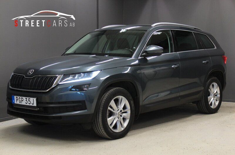 Grå Begagnad 2019 Skoda Kodiaq Business Line SUV | 239 900 kr (Bra pris) - Bild 1/4