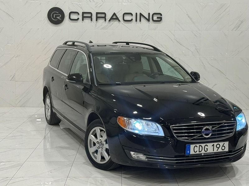 Svart Begagnad 2014 Volvo V70 Momentum Kombi | 99 900 kr (Bra pris) - Bild 1/4