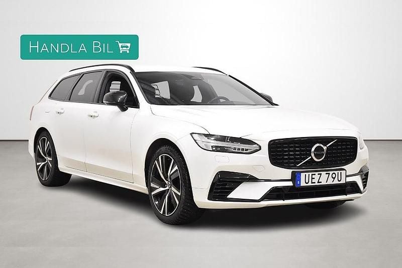 Begagnad Volvo V90 R-Design 253 HK (186 kW) 2021 Vit Kombi