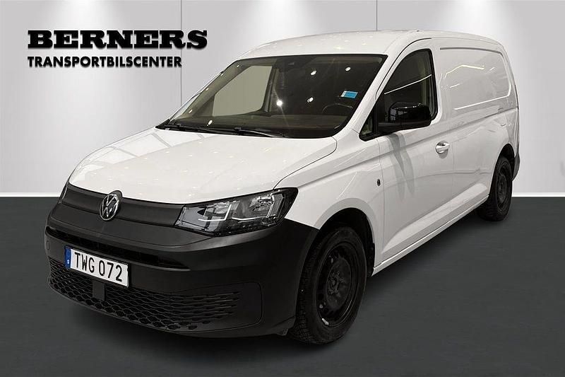 Vit Begagnad 2022 VW Caddy Maxi Minibuss | 279 900 kr (Bra pris) - Bild 1/4