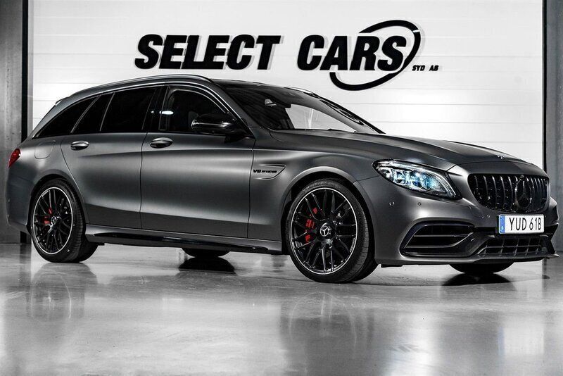 Grå Begagnad 2019 Mercedes C63S AMG AMG Kombi | 629 900 kr (Lite dyr) - Bild 1/4