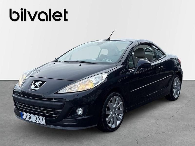 Svart Begagnad 2010 Peugeot 207 CC Cab | 54 900 kr (Marknadspris) - Bild 1/4