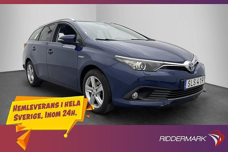 Blå Begagnad 2017 Toyota Auris Touring Sports Kombi | 149 700 kr (Marknadspris) - Bild 1/3
