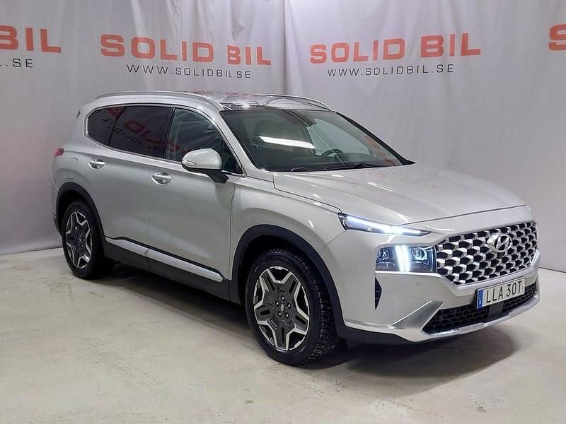 Grå Begagnad 2021 Hyundai Santa Fe Advanced SUV | 299 900 kr (Bra pris) - Bild 1/4