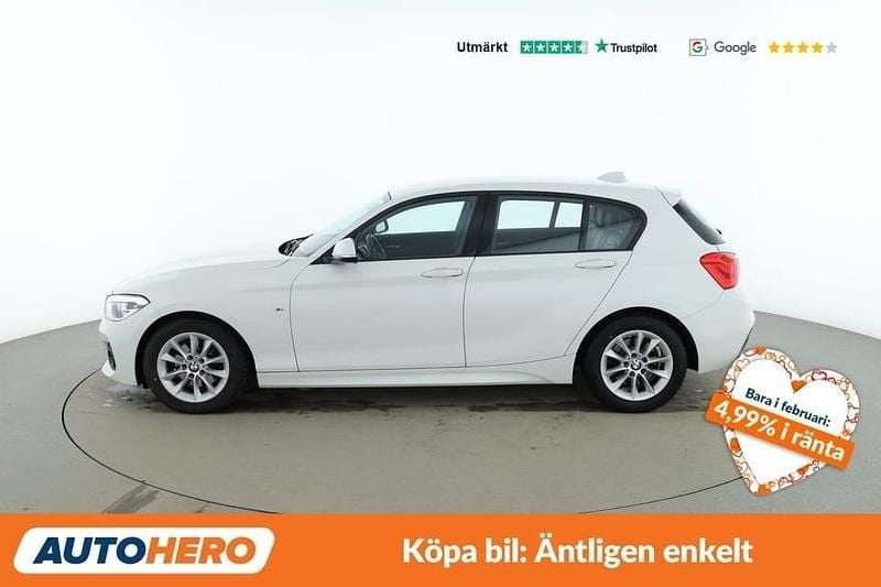 Begagnad BMW 120 M Sport 186 HK (136 kW) 2019 Vit Halvkombi