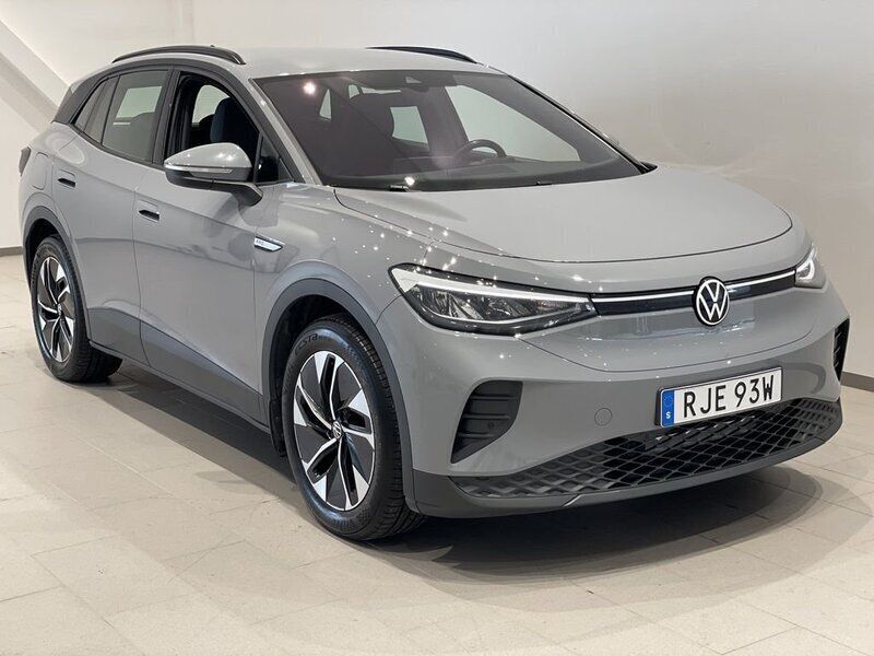 Grå (moonstone grey) Begagnad 2023 VW ID.4 Pro Performance SUV | 329 900 kr (Bra pris) - Bild 1/4