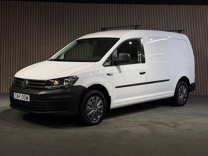 Vit Begagnad 2019 VW Caddy Maxi Minibuss | 168 750 kr (Marknadspris) - Bild 1/4