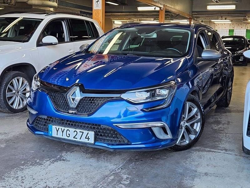 Blå Begagnad 2018 Renault Mégane GT Line GT | 159 999 kr (Marknadspris) - Bild 1/3