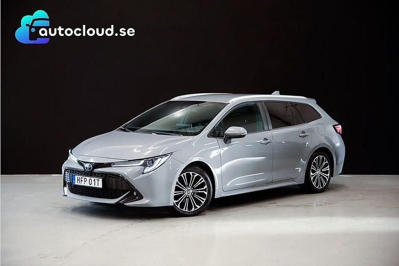 Grå Begagnad 2020 Toyota Corolla Hybrid Style Kombi | 179 800 kr (Bra pris) - Bild 1/3