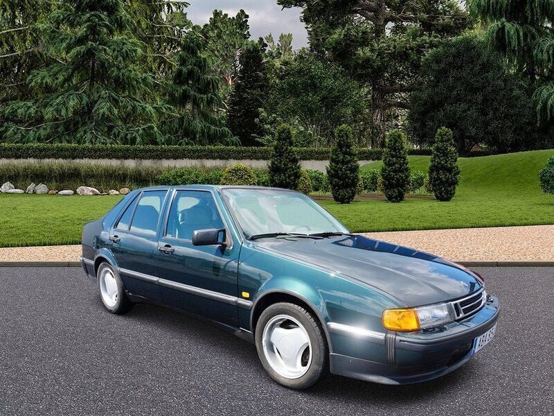 Grön Begagnad 1997 Saab 9000 Aero Sedan | 59 900 kr - Bild 1/4