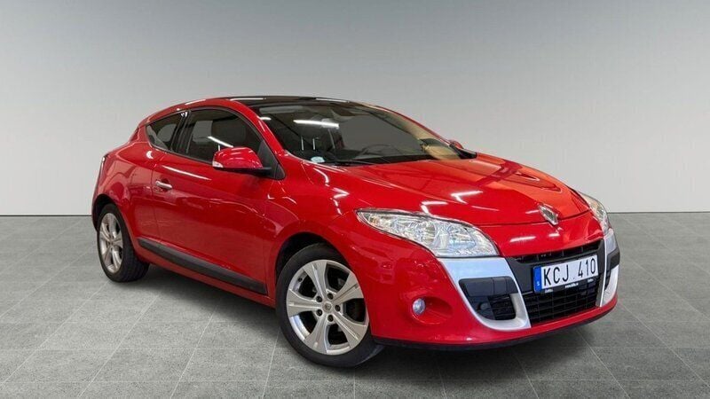 Röd Begagnad 2010 Renault Mégane Coupé Sportkupé | 44 900 kr - Bild 1/4