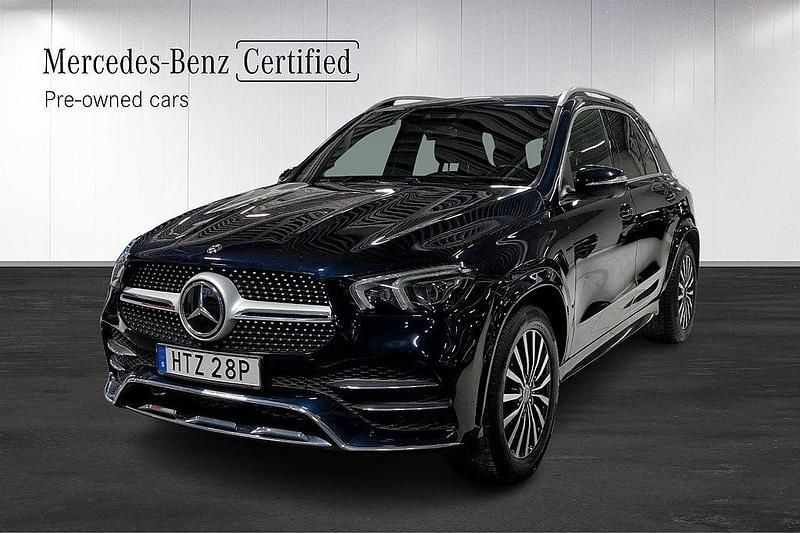 Begagnad Mercedes GLE300 AMG line 245 HK (180 kW) 2019 Blå SUV