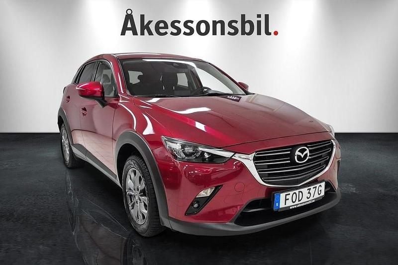 Röd Begagnad 2021 Mazda CX-3 Vision SUV | 189 000 kr (Marknadspris) - Bild 1/4