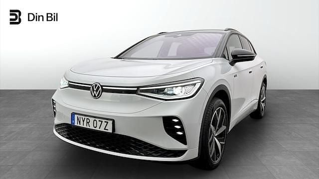 Vit Begagnad 2023 VW ID.4 GTX SUV | 399 500 kr (Marknadspris) - Bild 1/4