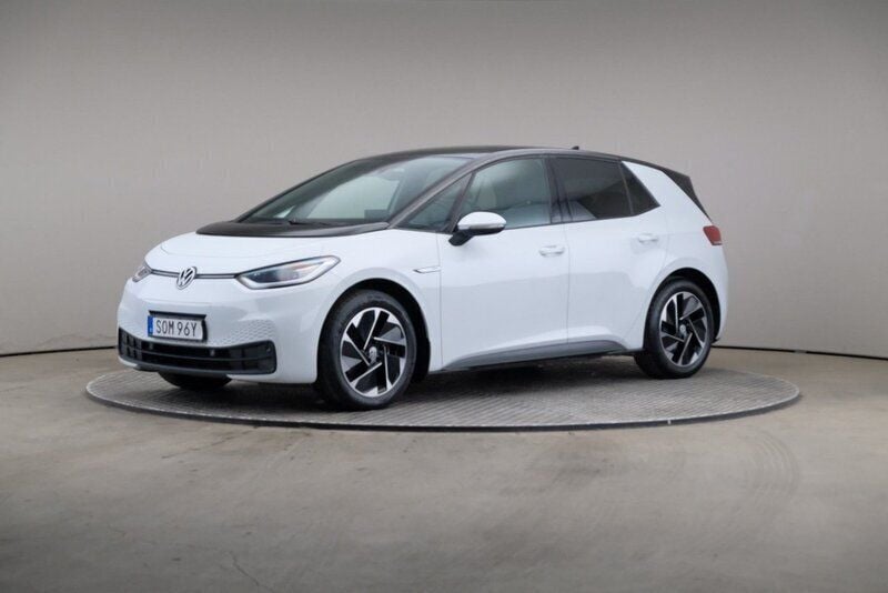 Vit Begagnad 2021 VW ID.3 Pro Performance Halvkombi | 259 000 kr (Marknadspris) - Bild 1/4